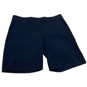 Theory Navy Blue Mid-Thigh Bermuda Shorts / Chinos